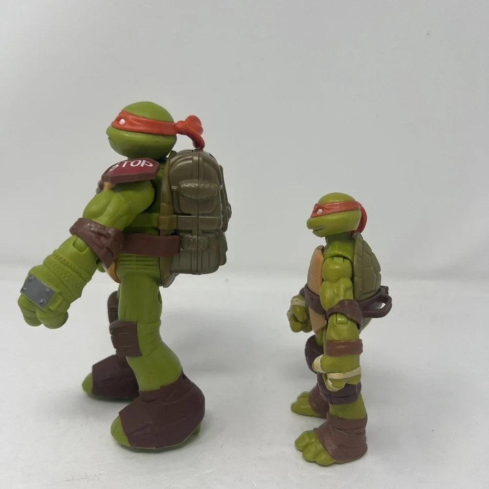 Teenage Mutant Ninja Turtles 2 Michelangelo Action Figure 4.5 5.5 Inch TMNT Toy